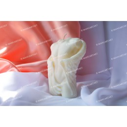 Silicone mold - Male torso with wings 3D - for making soaps, candles and figurines