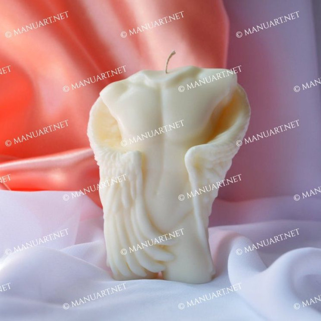 Silicone mold - Male torso with wings 3D - for making soaps, candles and figurines