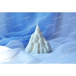 Silicone mold - Mountain 3D - for making soaps, candles and figurines
