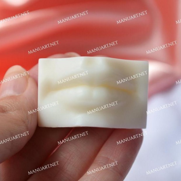 Silicone mold - Small Lips of David 3D - for making soaps, candles and figurines