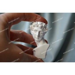 Silicone mold - Little Giuliano de Medici bust 3D - for making soaps, candles and figurines