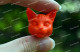 Silicone mold - MINI Mystical cat head 3D - for making soaps, candles and figurines