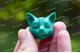 Silicone mold - MINI Buddha cat head 3D - for making soaps, candles and figurines