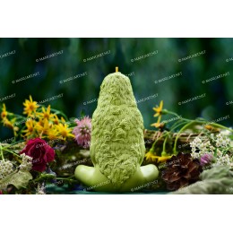 Silicone mold - Big Millennial Gaia Mother Earth Goddess 3D - for making soaps, candles and figurines