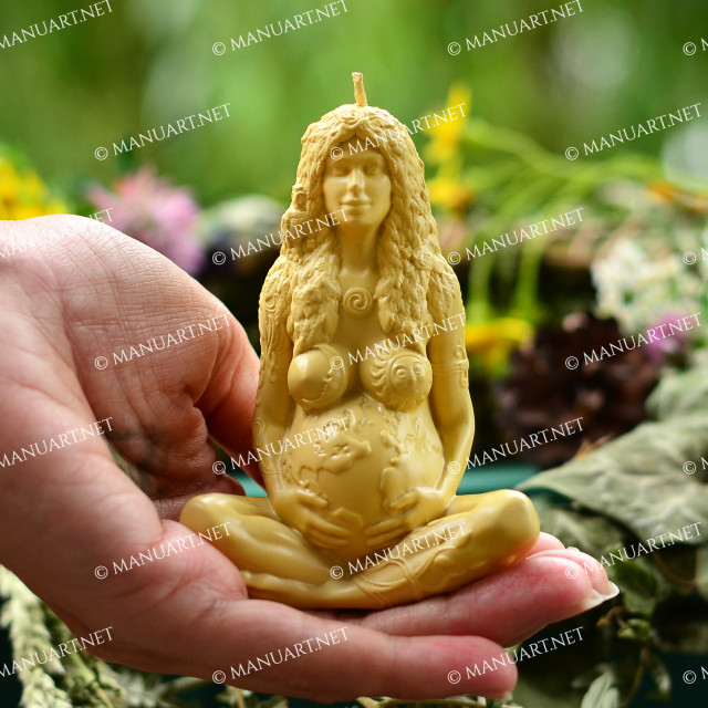 Silicone mold - Millennial Gaia Mother Earth Goddess 3D - for making soaps, candles and figurines