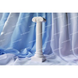 Silicone mold - Big 23 cm / 9'' Roman column 3D - for making soaps, candles and figurines