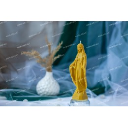 Silicone mold - Virgin mary 3D - for making soaps, candles and figurines