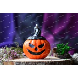 Silicone mold - Witch pumpkin 3D - for making soaps, candles and figurines