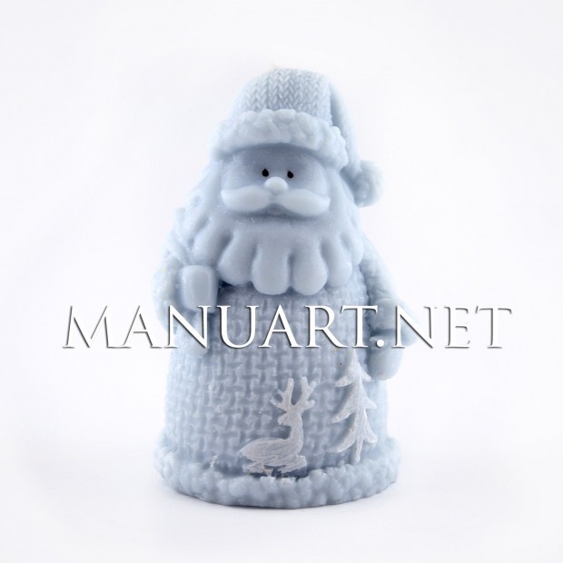 Silicone mold - Little Santa Claus - for making soaps, candles and figurines