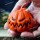Little Angry Halloween pumpkin
