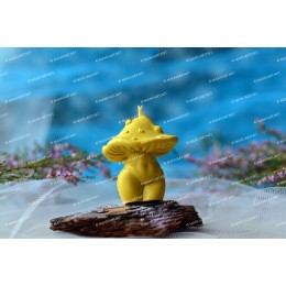 Silicone mold - Little Mushroom Goddess 3D - for making soaps, candles and figurines