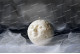 Silicone mold - BIG Full moon sphere with face 3D - for making soaps, candles and figurines