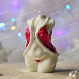 Lady Santa torso 3D