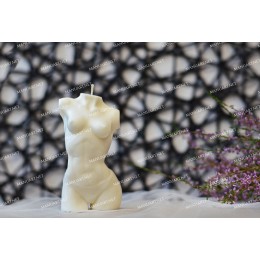 Silicone mold - Athletic female torso 3D - for making soaps, candles and figurines
