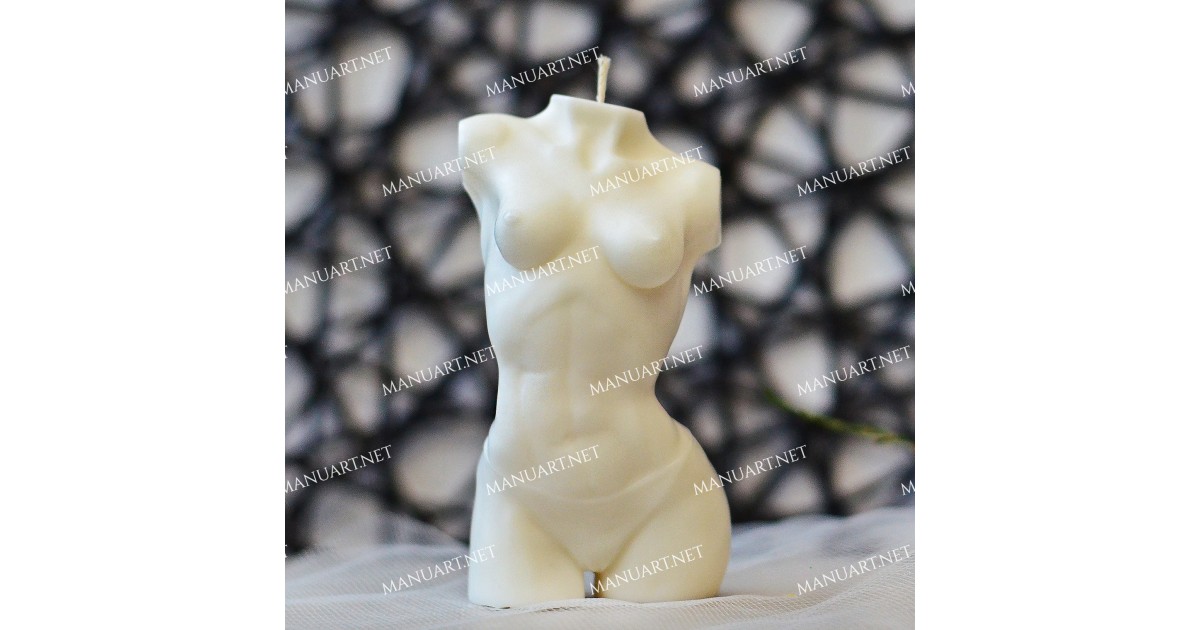 💚 Silicone mold Athletic female torso 3D 💚