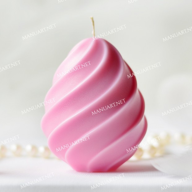 Silicone mold - Spiral Egg 3D silicone mold - for making soaps, candles and figurines