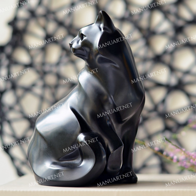 Silicone mold - BIG Beautiful Sitting Cat 3D - for making soaps, candles and figurines