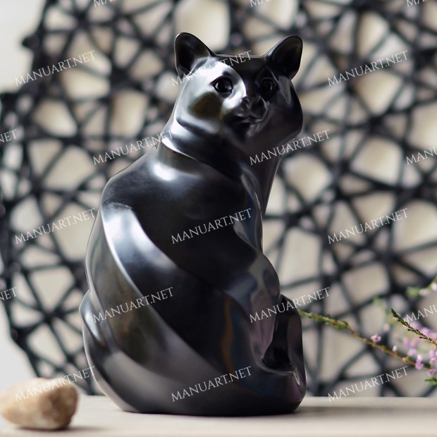 Silicone mold - Beautiful Sitting Cat 3D - for making soaps, candles and figurines