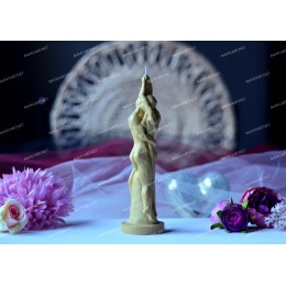 Silicone mold - Large 20 cm/8'' Lovers 3D - for making soaps, candles and figurines