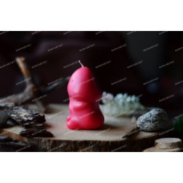 Silicone mold - Smiling cartoon penis 75mm  - for making soaps, candles and figurines