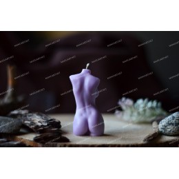 Silicone mold - Female torso #8 75mm - for making soaps, candles and figurines