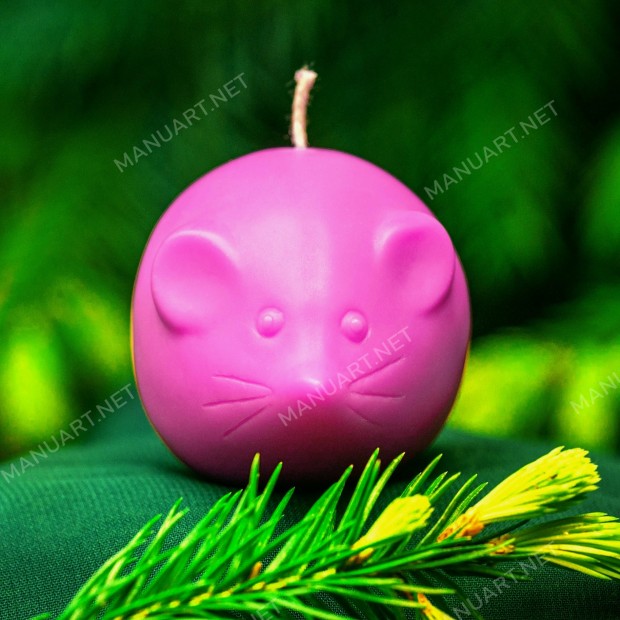 Silicone mold - Pretty little mouse  - for making soaps, candles and figurines