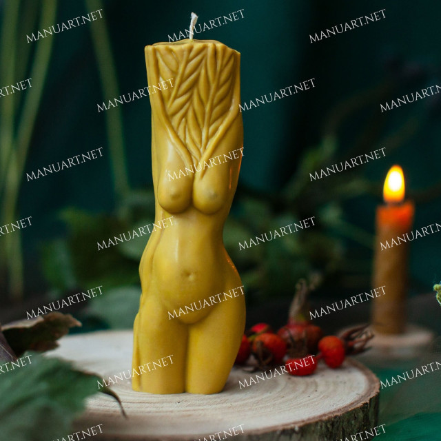 Silicone mold - Fertility Goddess - for making soaps, candles and figurines