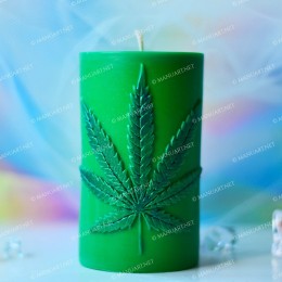Cannabis leaf cylinder