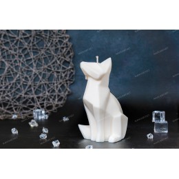 Silicone mold - Geometric Fox  - for making soaps, candles and figurines
