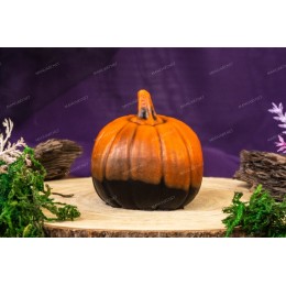 Silicone mold - Halloween pumpkin #1 - for making soaps, candles and figurines