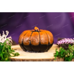 Silicone mold - Big halloween pumpkin #3 - for making soaps, candles and figurines