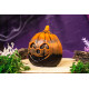 Silicone mold - Big halloween pumpkin #4 - for making soaps, candles and figurines