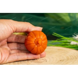 Silicone mold - Little pumpkin #5 - for making soaps, candles and figurines