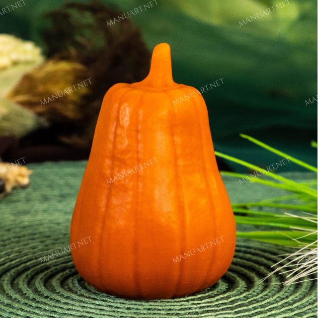 Silicone mold - Pumpkin #2 - for making soaps, candles and figurines