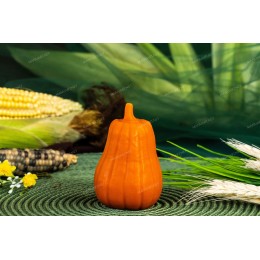 Silicone mold - Pumpkin #2 - for making soaps, candles and figurines