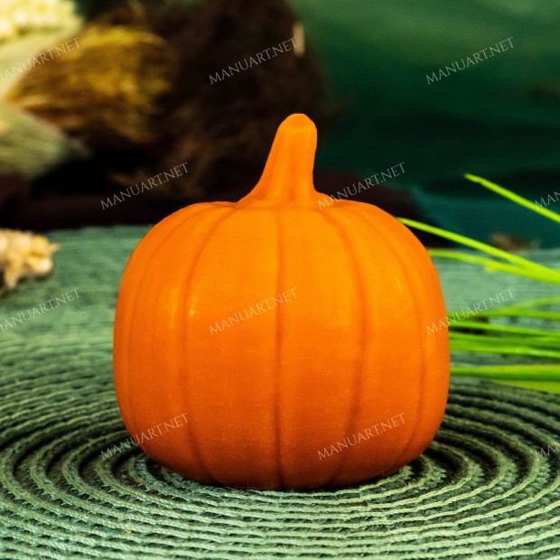 Silicone mold - Pumpkin #1 - for making soaps, candles and figurines