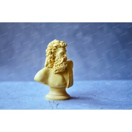 Silicone mold - Zeus bust 13cm - for making soaps, candles and figurines