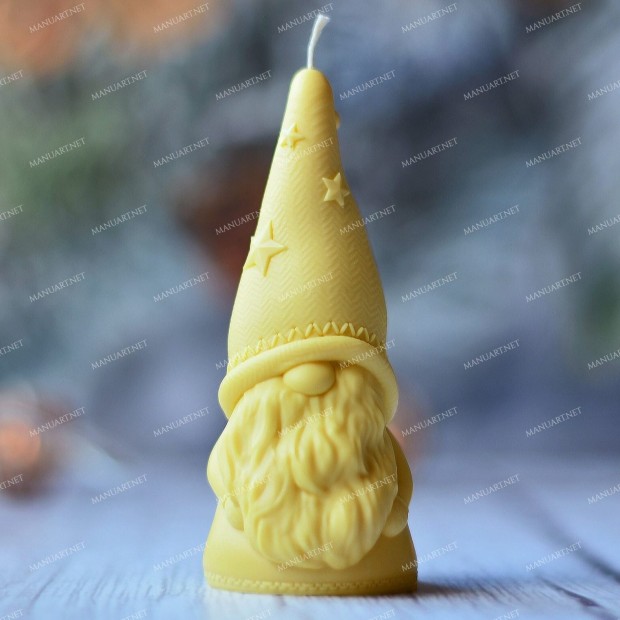 Silicone mold - Scandinavian Christmas Gnome - for making soaps, candles and figurines