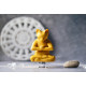 Silicone mold - Namaste cat - for making soaps, candles and figurines