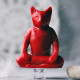 Silicone mold - Sitting zen cat - for making soaps, candles and figurines