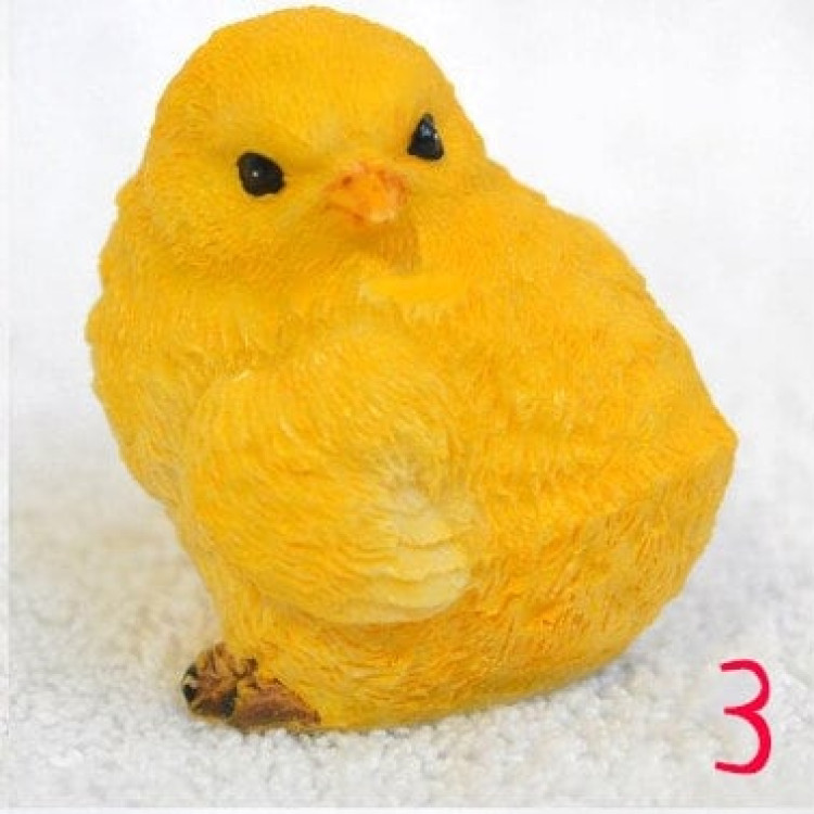 Silicone mold - Little chicken 3D №3 - for making soaps, candles and figurines