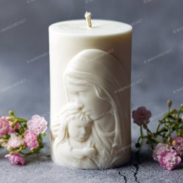 Virgin Mary with a Child Jesus Christ - Cylinder