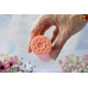 Silicone mold - Flower mandala pillar cylinder 100mm - for making soaps, candles and figurines