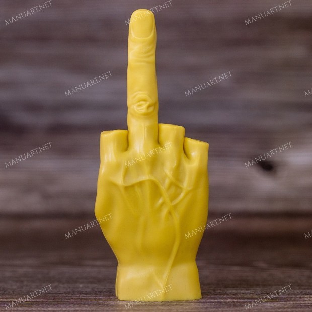 Silicone mold - Medium finger - for making soaps, candles and figurines