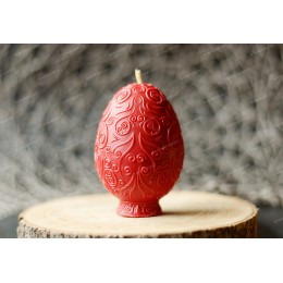 Silicone mold - Easter egg with sun 3D -75mm - for making soaps, candles and figurines