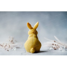 Silicone mold - Beautiful Bunny (sitting) - for making soaps, candles and figurines