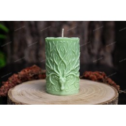 Silicone mold - Forest deer 85mm - for making soaps, candles and figurines