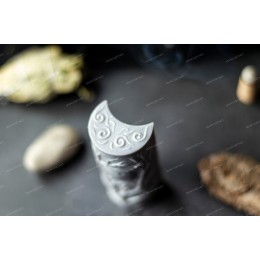 Silicone mold - Big Moon phases pillar 150mm - for making soaps, candles and figurines