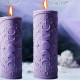 Silicone mold - Moon phases pillar 150mm - for making soaps, candles and figurines