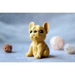 Silicone mold - Big sitting puppy French bulldog